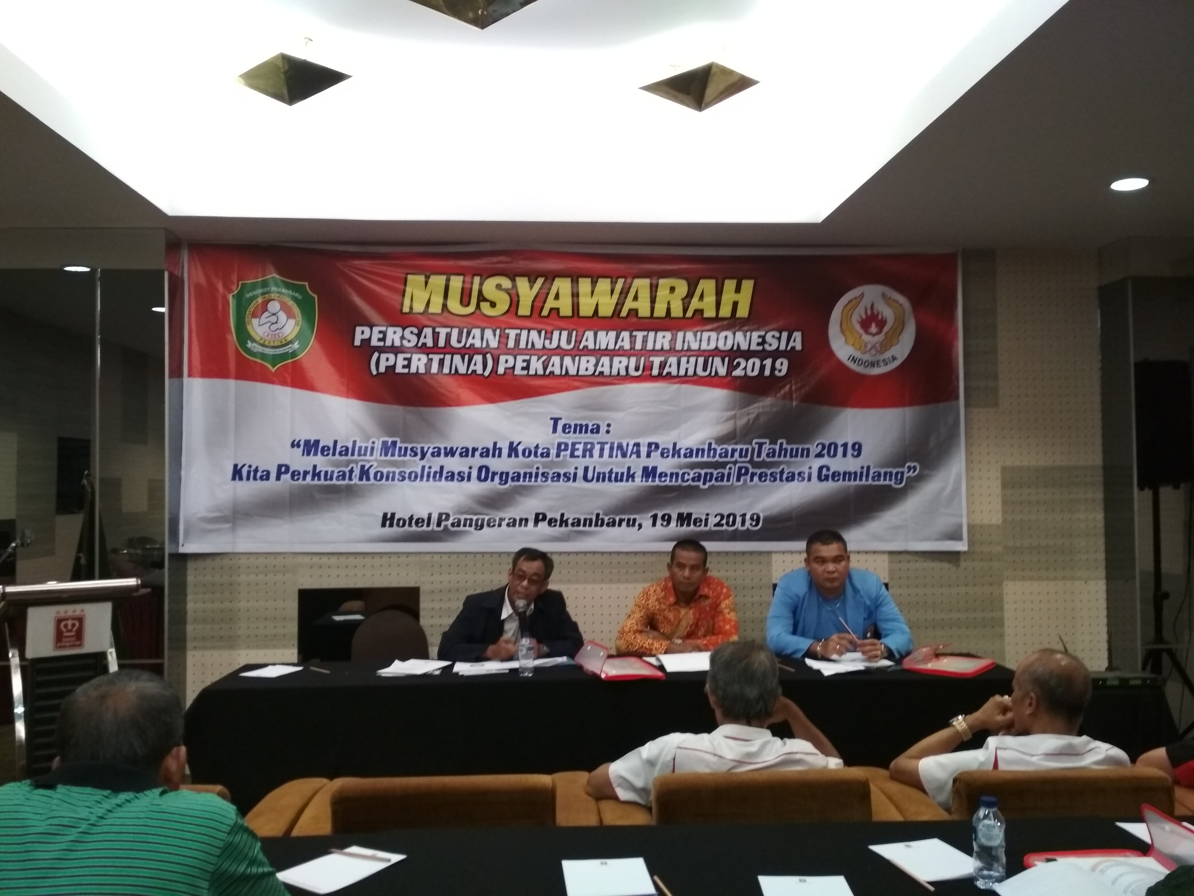 Kilion Sirait Terpilih Secara Aklamasi Sebagai Ketua Pertina Riau