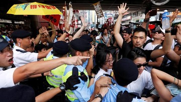Media Pro China Tuduh Demo Hong Kong Ditunggangi Asing