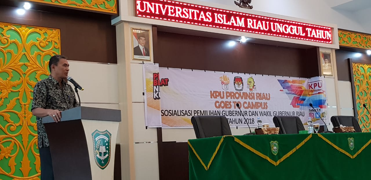 Goes to Campus, KPU Sosialisasikan Pilgubri ke Mahasiswa UIR