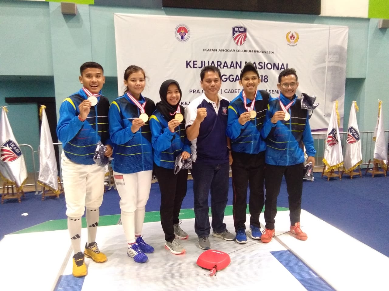 Sepuluh Atlet Anggar Riau Berpeluang Masuk Pelatnas Sea Games 2019