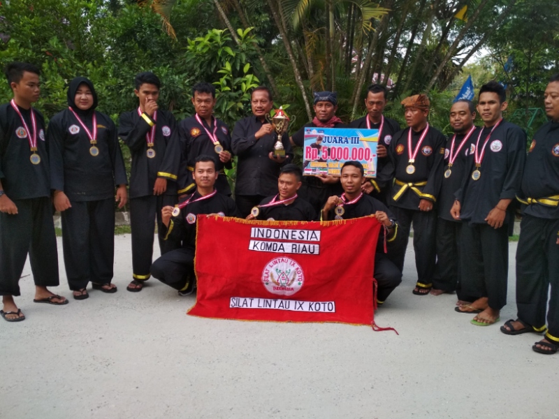 Wakili Riau, Perguruan Silat Lintau IX Koto Raih Juara Umum 3 di Festival Silat Internasional