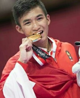 Rifki Ardiansyah Arrosyiid Riah Medali emas cabang Karate di Asian Games 2018. Buatnya, itu seperti mimpi yang jadi kenyataan.
