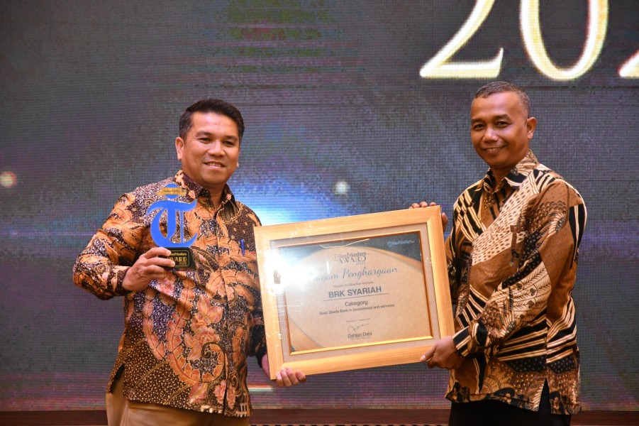 BRK Syariah Raih Penghargaan Pada Ajang Tribun Pekanbaru Digital Award 2025