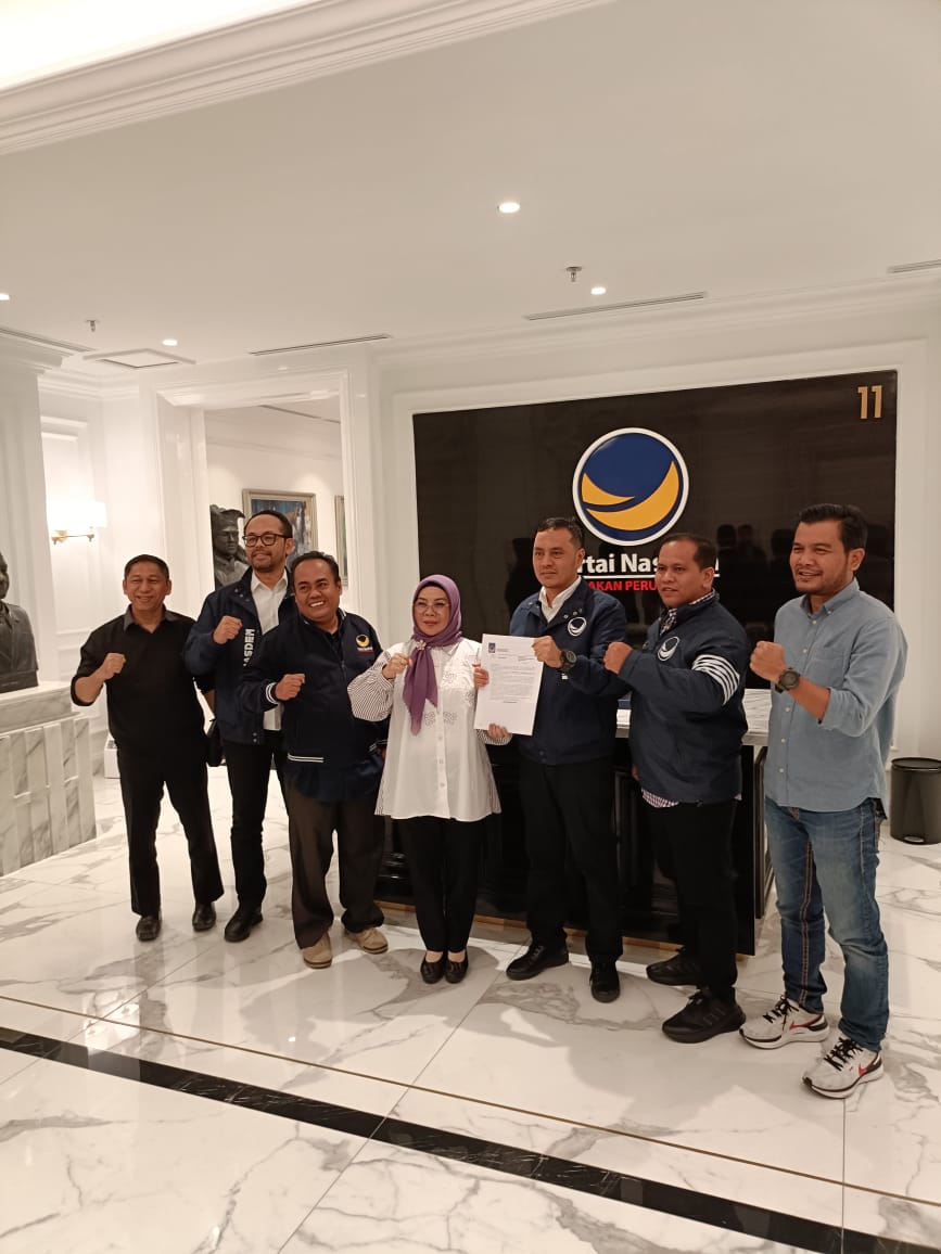Partai NasDem Usung Ahmad Yusar - Misharti di Pilkada Kampar