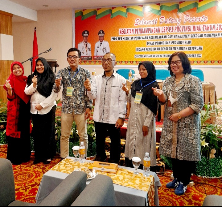 Disdik Riau Beri Pendampingan LSP P1, BNSP: Sertifikat Kompetensi Sangat Dibutuhkan di Dunia Kerja.