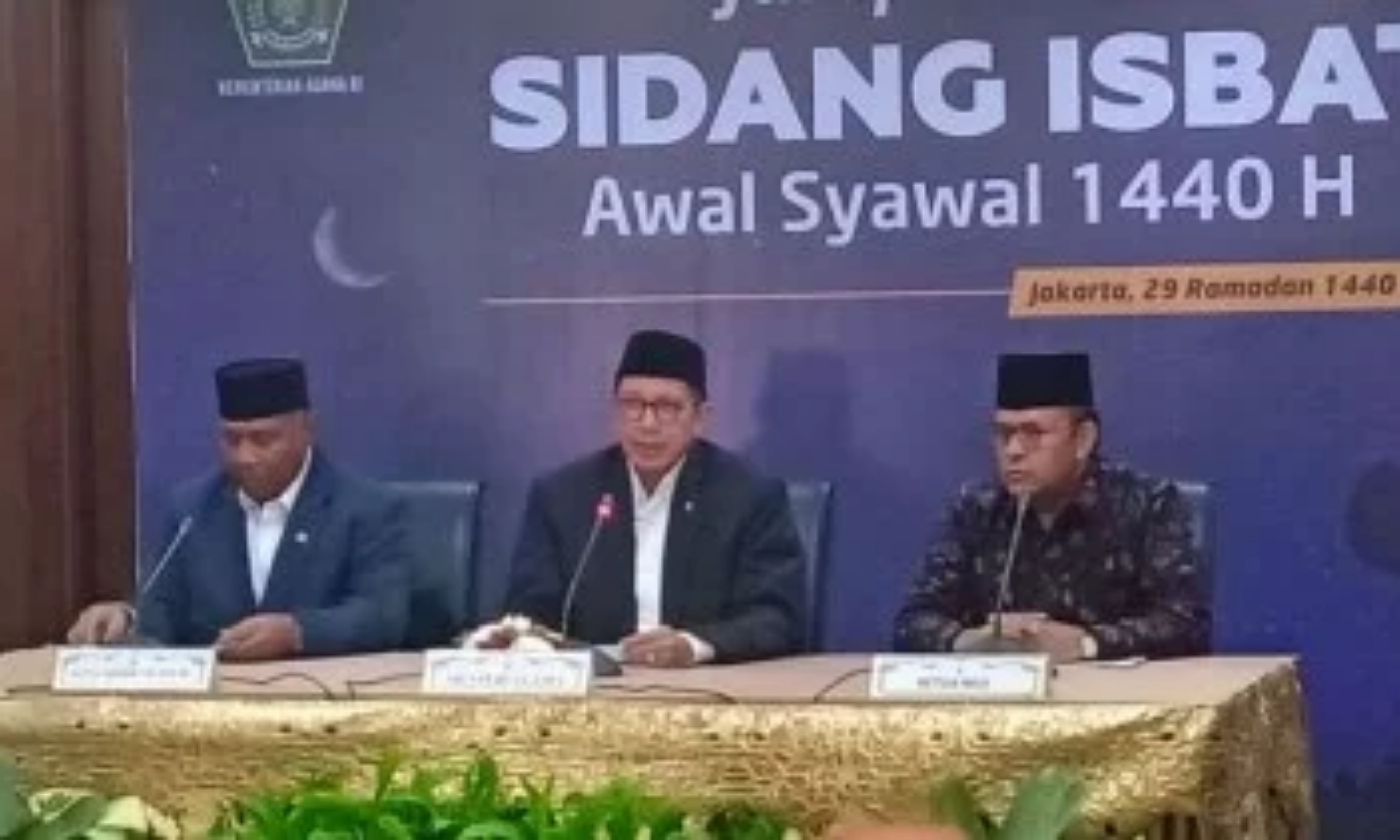 Idul Fitri 1 Syawal 1440 Hijriah Ditetapkan Rabu 5 Juni 2019