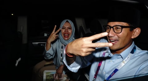 Kalah dari Jokowi di Survei Internal Internal, Sandi Yakin Bisa Kejar
