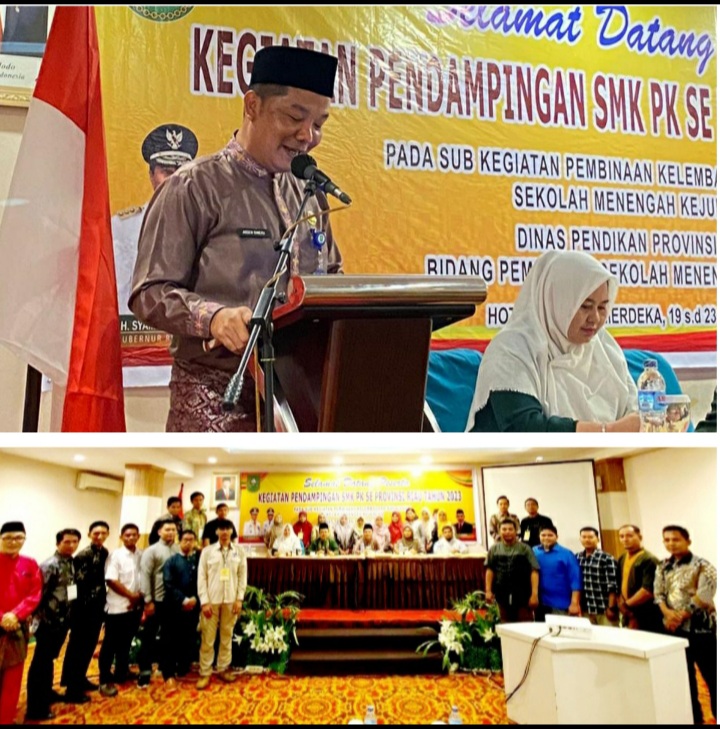 Disdik Riau Siapkan Rekomendasi Bagi SMK yang Ikut Program PK