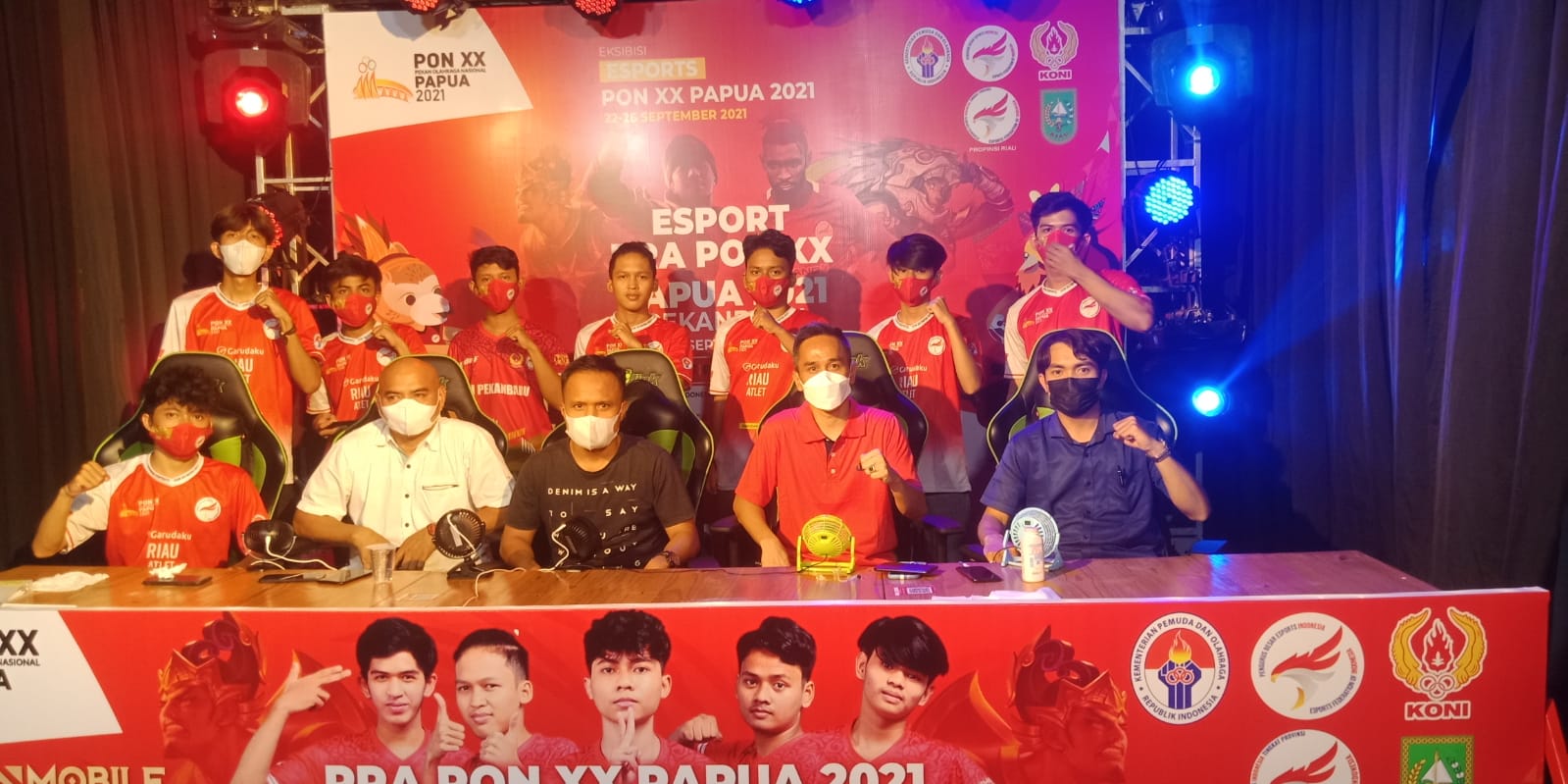 KONI Pekanbaru Kunjungi Atlet E-sport Riau yang Bertanding di Pra PON, Anis: Rata-rata Atlet Pekanbaru