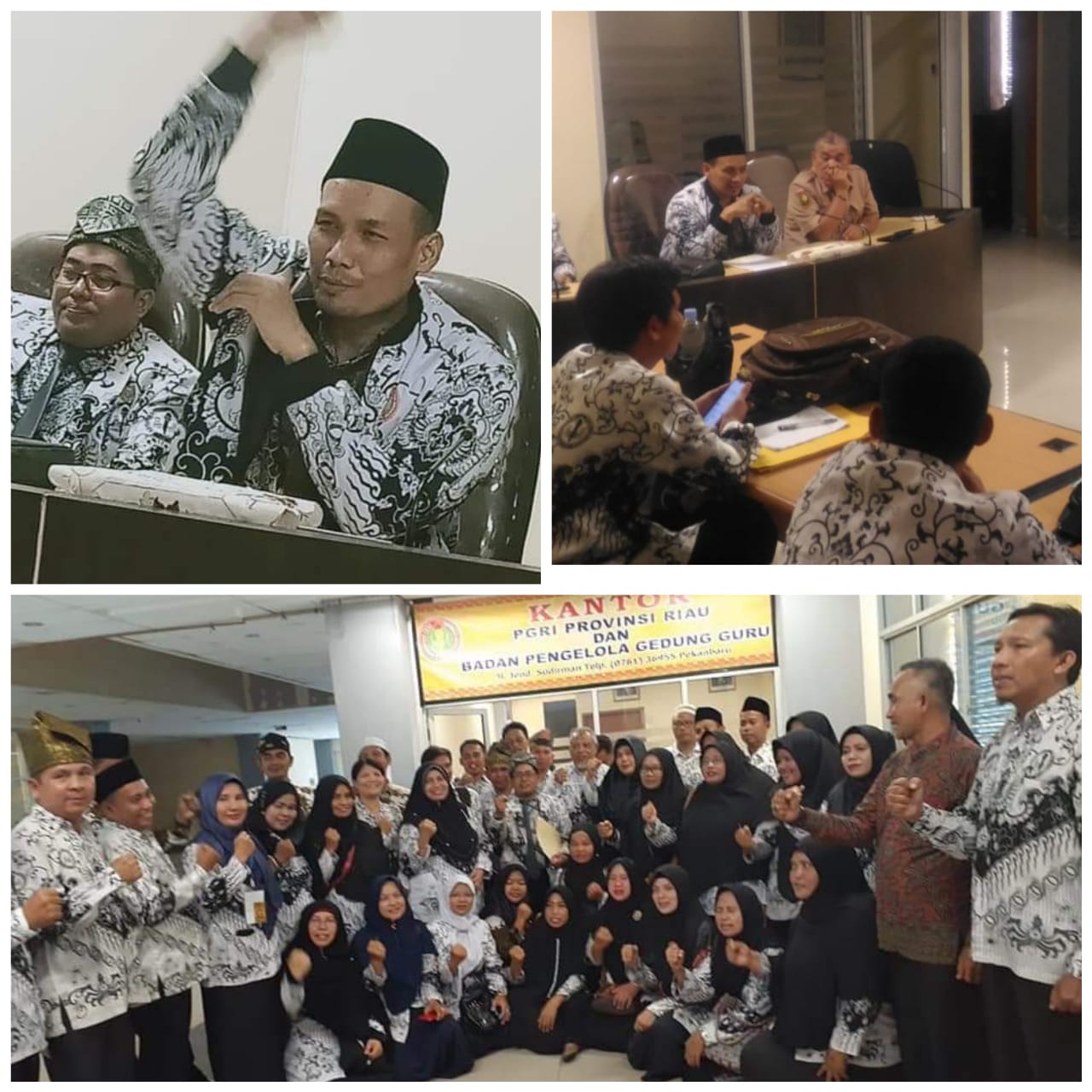 Guru Honor Datangi Gedung PGRI Riau, Syafi'i: 
