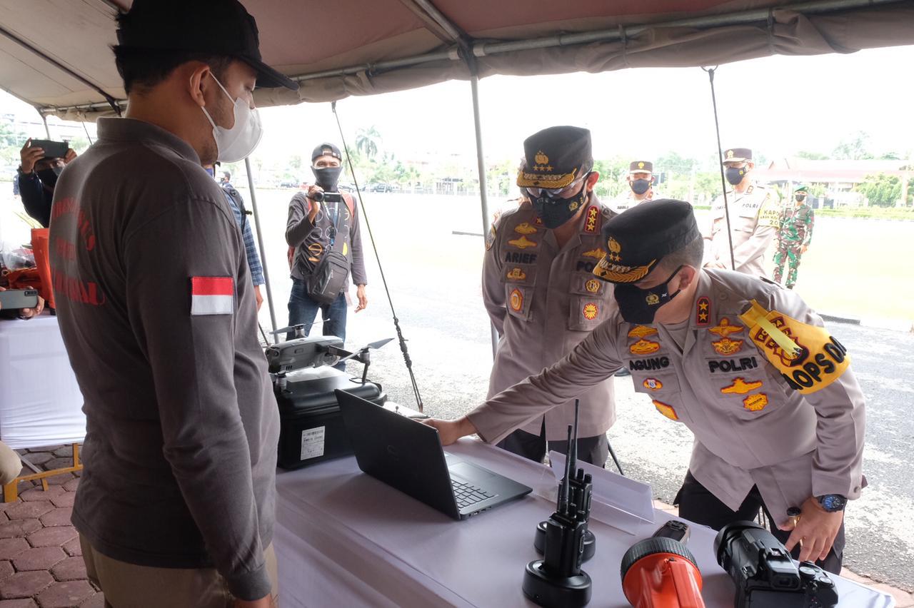 Kabaharkam Polri Apresiasi Penggunaan Teknologi Penanganan Karhutla di Riau