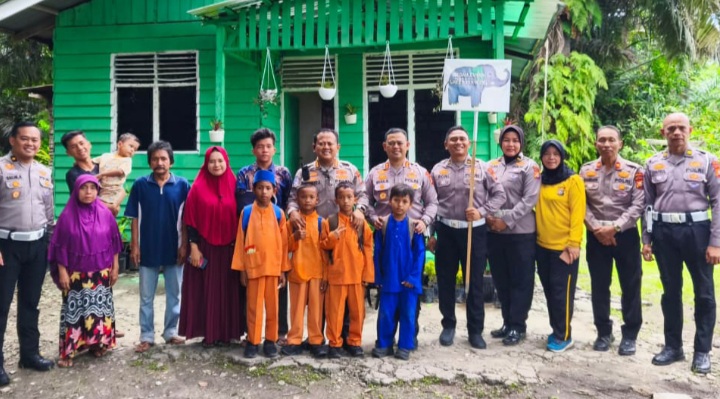 Dirlantas Polda Riau Berikan Perhatian Khusus pada Korban Laka Lantas Melalui Green Policing