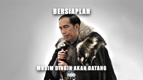 HBO Asia Posting Meme Jokowi Perankan Jon Snow di Game of Thrones