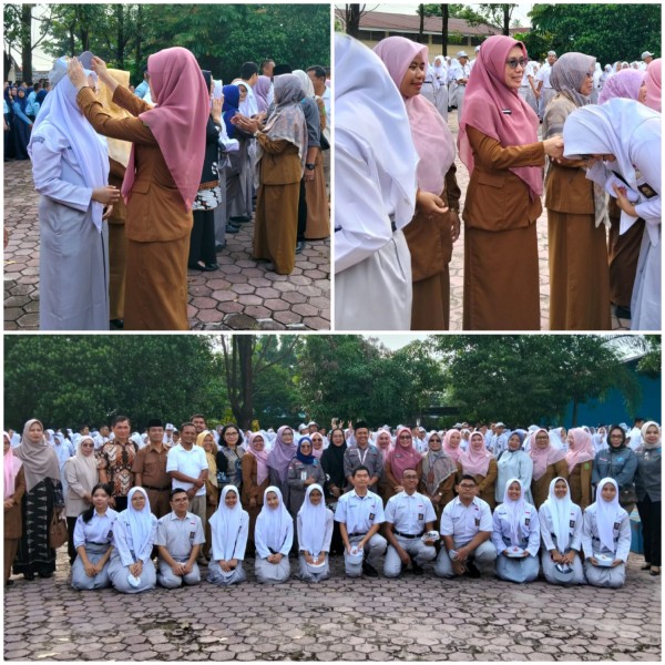 Gunakan Seragam Putih Abu Abu Terakhir Kalinya, 557 Siswa SMAN 8 Pekanbaru Diserahkan ke Orangtua