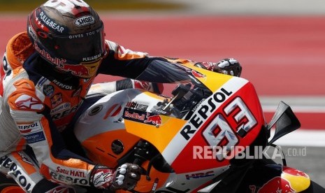 Diwarnai Tabrakan Beruntun, Marquez Juarai GP Katalunya