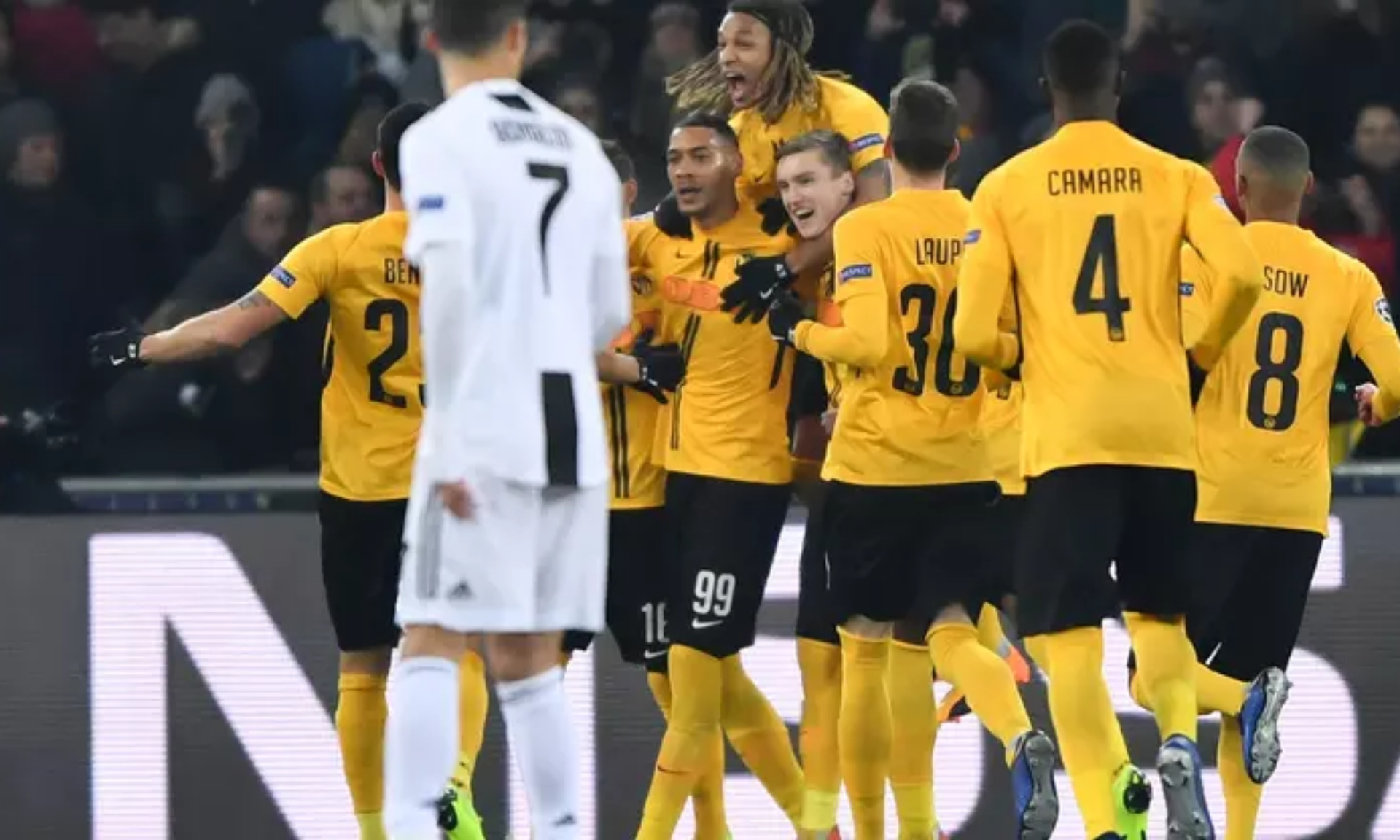 Juventus Kalah dari Young Boys 1-2