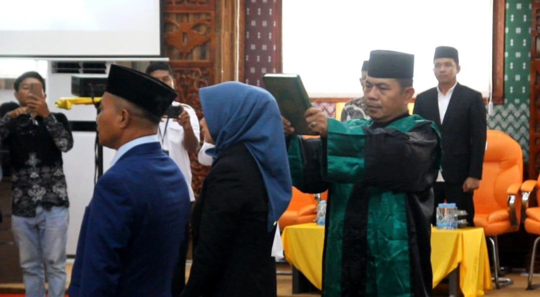 DPRD Rohil Gelar Rapat Paripurna Pelantikan Ketua dan Wakil Ketua DPRD Definitif Periode 2024-2029