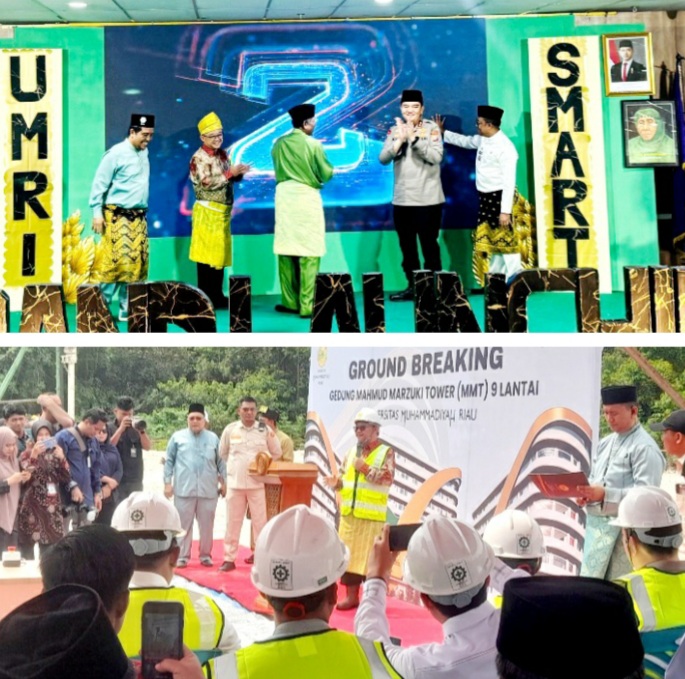 Menteri Dikdasmen RI Launching PMB dan Ground Breaking Mahmud Marzuki Tower UMRI