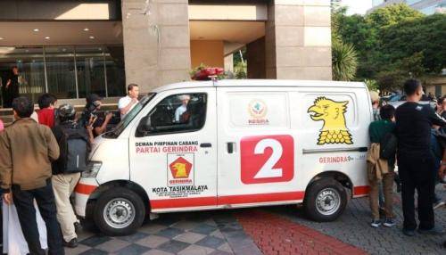 Ambulans Gerindra Berisi Uang dan Batu Diduga Milik Adik Prabowo