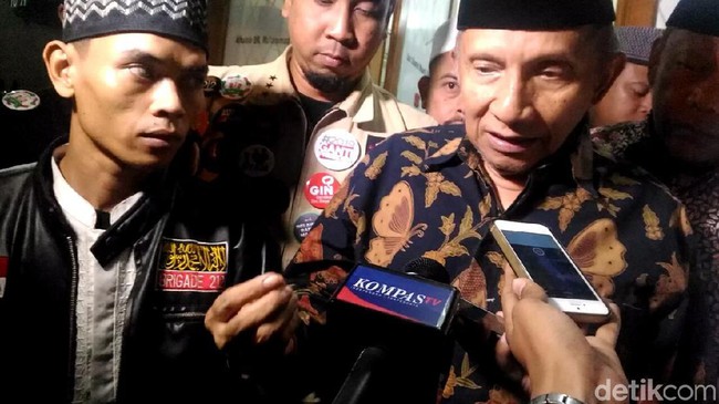 Temui PA 212, Amien Rais Bahas Soal Pertemuan dengan Jokowi