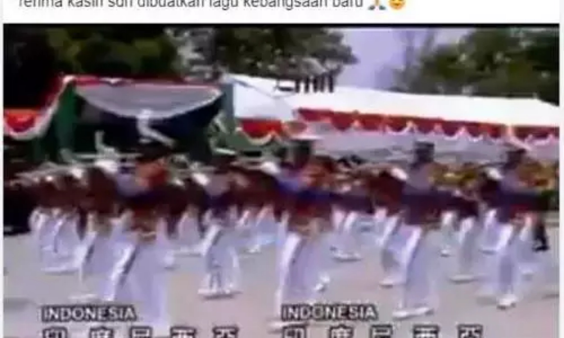 Viral Lagu Kebangsaan Baru Indonesia Berbahasa Mandarin, Berikut Faktanya