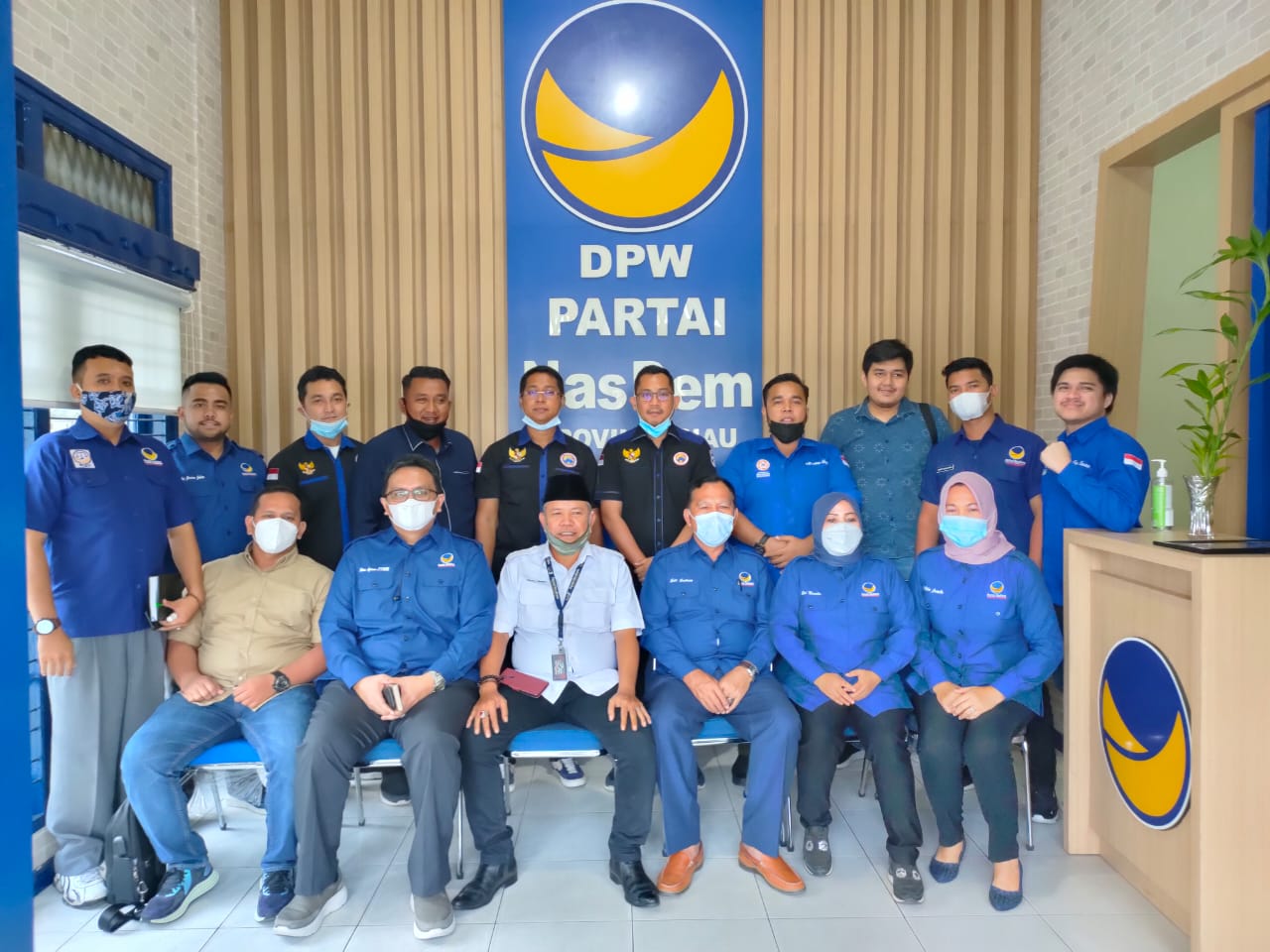 Kuatkan Struktural, DPW Partai NasDem Riau gelar rapat bersama Sayap, Badan dan Komunitas Partai.