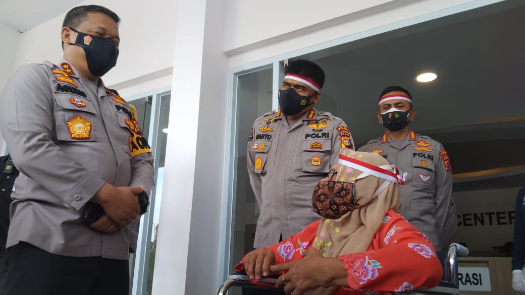 Polda Riau Gelar Vaksinasi Kemerdekaan untuk Penyandang Disabilitas