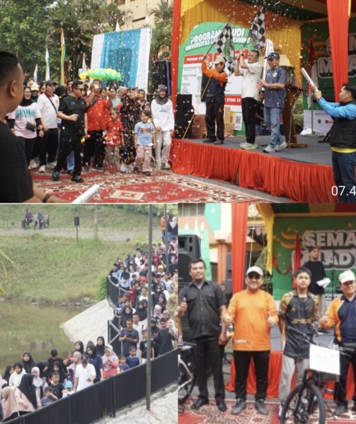 2.500 Peserta Ramaikan Gerak Jalan Santai Milad Unilak, Rektor Luncurkan Prodi Baru
