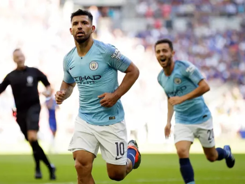 Aguero Hattrick, Manchester City Pesta Gol di Etihad