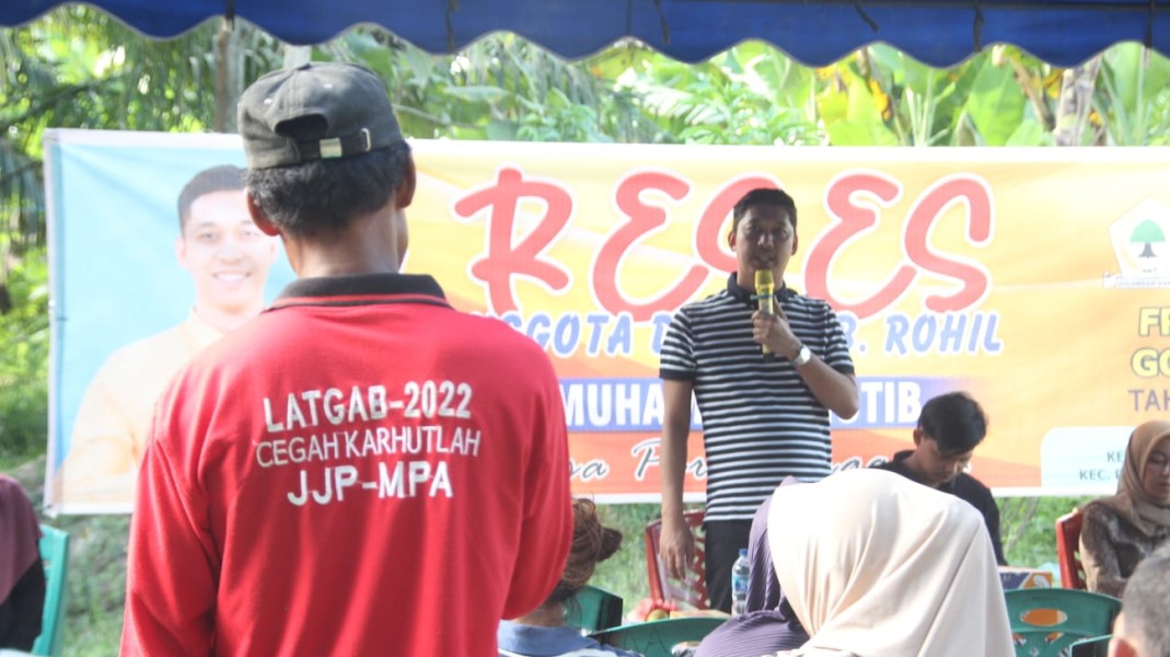 Anggota DPRD Rohil M. Hotib Serap Aspirasi Masyarakat Pekaitan