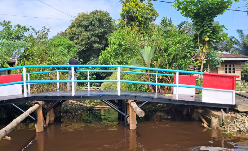 Jembatan Presisi Desa Pangkalan Terap Rampung, Kini Sudah Dapat Digunakan Masyarakat