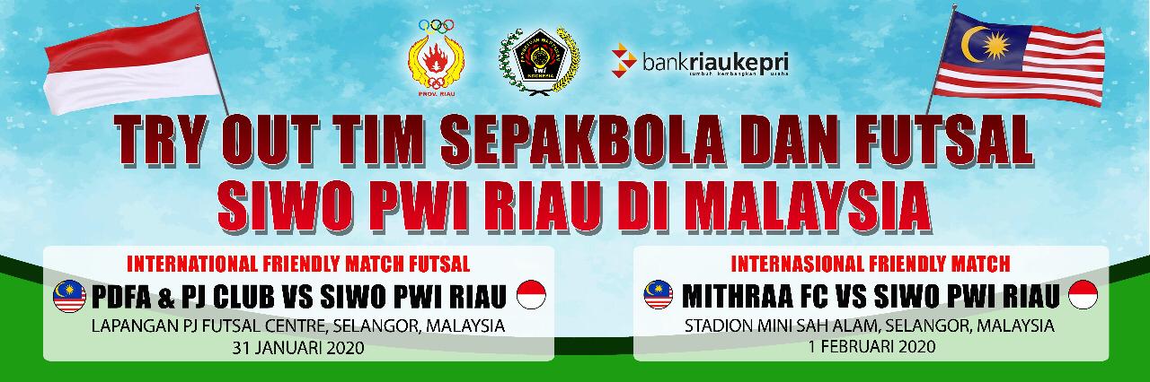 Matangkan Persiapan Porwanas ,Tim Sepakbola dan Futsal PWI Tryout ke Malaysia