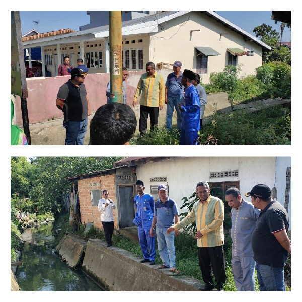 Ketua DPRD Turun Langsung Kelapangan, Warga Kelurahan Wonorejo Sering Kebanjiran