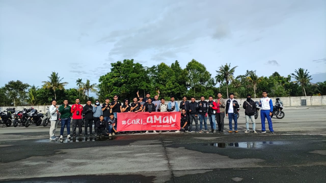Komunitas Honda CB150X Touring Culturide ke Wisata Sungai Gelombang Kampar