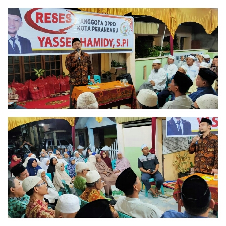Yasser Hamidy Reses di Tuah Karya, Bangunan Sekolah Jadi Keluhan Warga