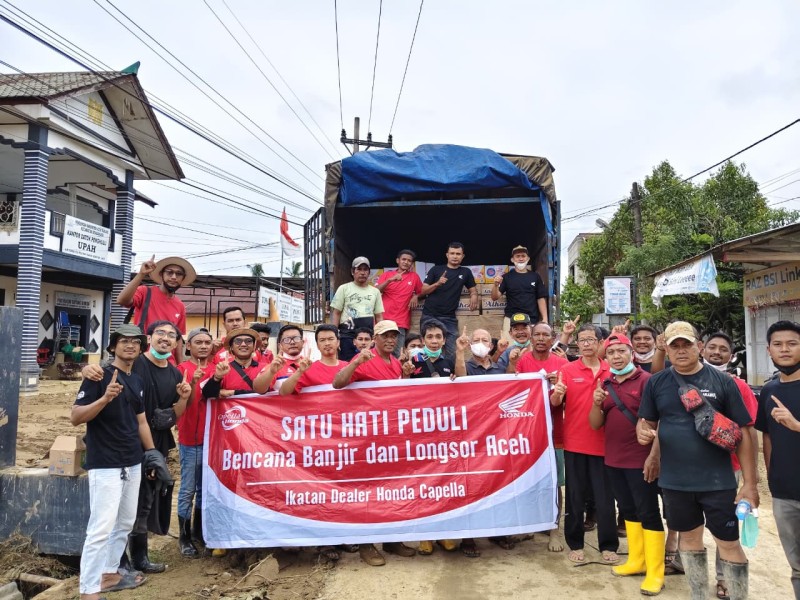 Sinergi Bagi Negeri, Capella Honda Salurkan Bantuan untuk Korban Bencana Sumatera