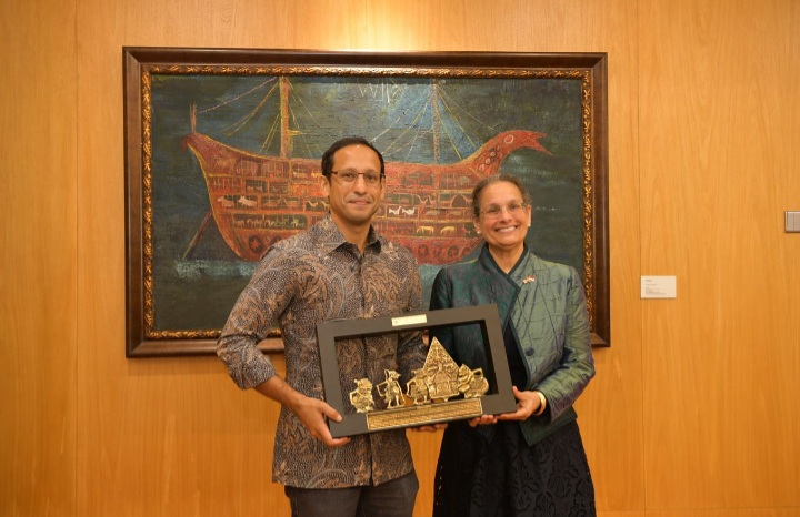 Menteri Nadiem Sambut Dubes AS: Pererat Kolaborasi Pendidikan dan Pengajaran Bahasa