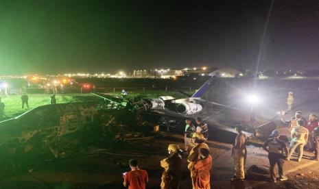 Pesawat Lion Air Jatuh Saat Lepas Landas di Manila