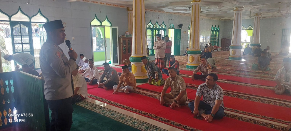 Operasi Mantap Praja LK, Polsek Bukit Kapur Gencar Lakukan Cooling System Terhadap Masyarakat