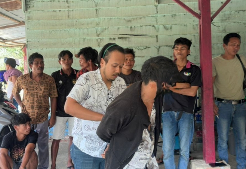 Sigap dan Responsif, Polsek Kandis Amankan Pelaku Percobaan Pencurian dengan Kekerasan, Ada Senjata Tajam