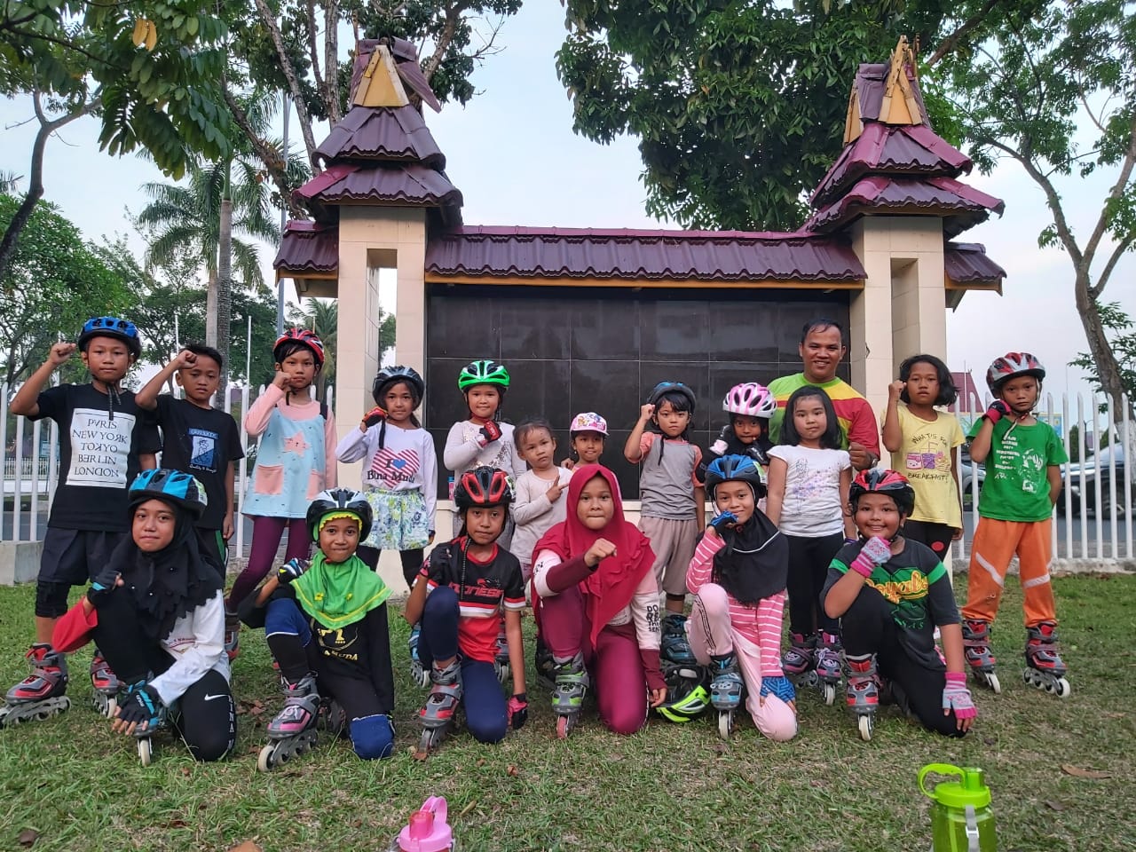 Jelang Porkot 2019, Klub Sepatu Roda Bina Muda Pekanbaru Tambah Jam Latihan