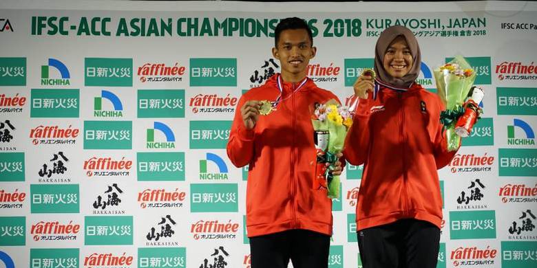 Dua Atlet Panjat Tebing Juara di Jepang