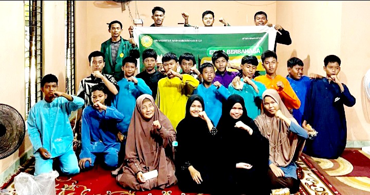 Mahasiswa Teknik Mesin UMRI Sosialisasikan Etika Berbahasa Tantangan Radikalisme Di Era Media Digital.