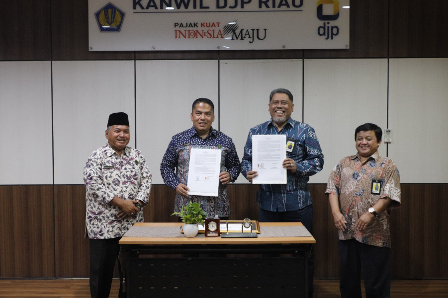 Gandeng Universitas Dumai, Kanwil DJP Riau Tandatangani Kesepakatan Bersama Pembentukan Tax Center Universitas Dumai