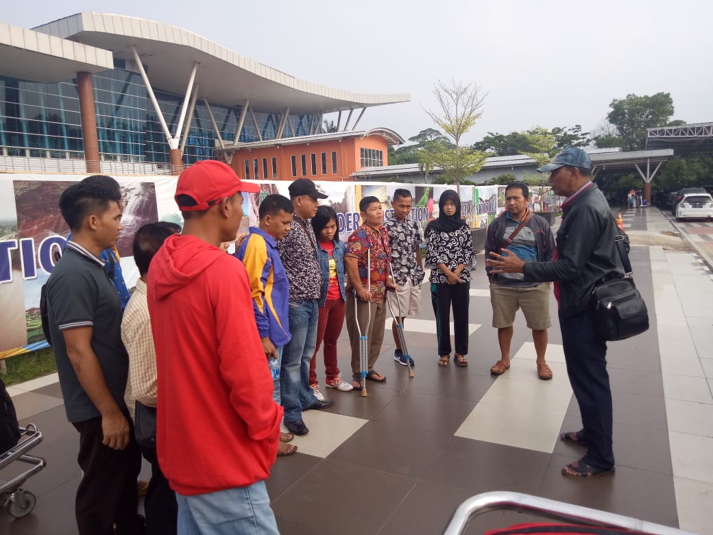NPC Riau Lepas Keberangkatan Atlet Blind Judo ke Solo
