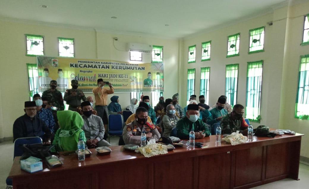 Kapolsek Kerumutan Ikut Peringati HUT Kabupaten Pelalawan ke-21