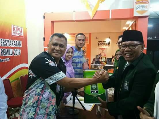Mendaftar ke KPU Pekanbaru , Zaidir : PKB Siap Menuju Pemilu 2019