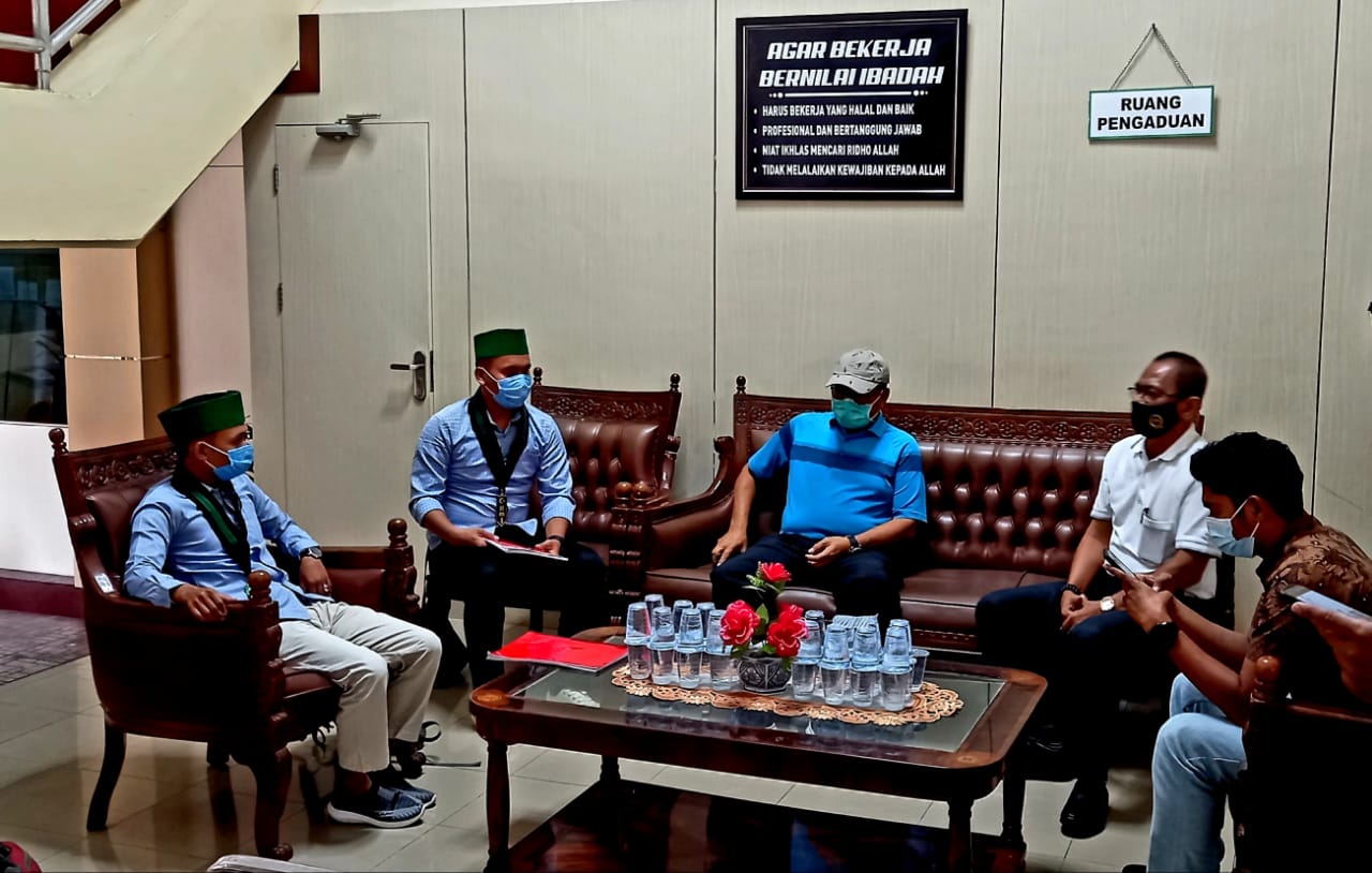 Kawal Proses Hukum Banding Penyerobotan Tanah di Rohil, Badko HMI Riau-Kepri Audiensi dengan Pengadilan Tinggi