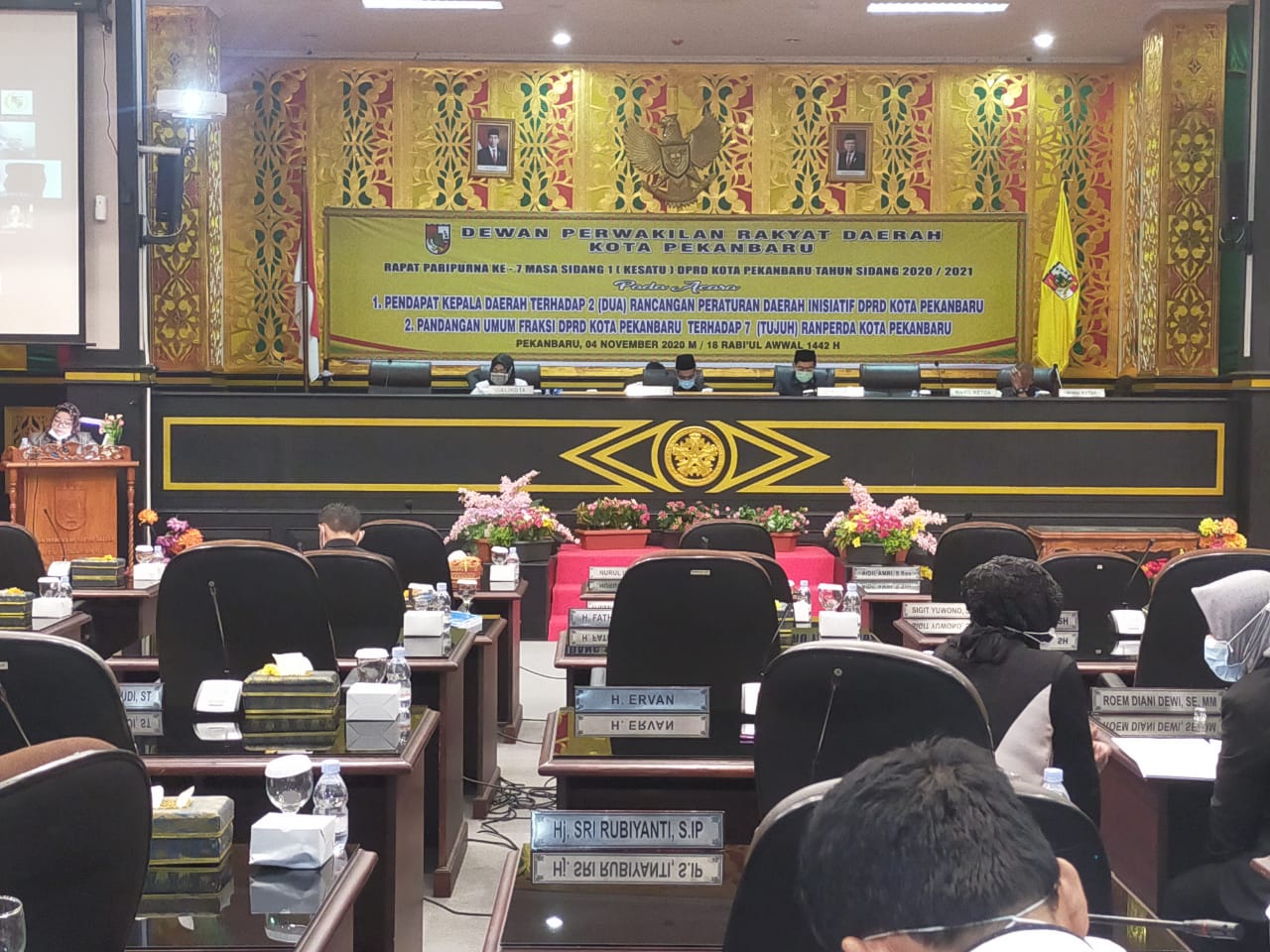 DPRD Gelar Rapat Paripurna Terkait Dua Perda Inisiatif dan 7 Perda dari Pemko.