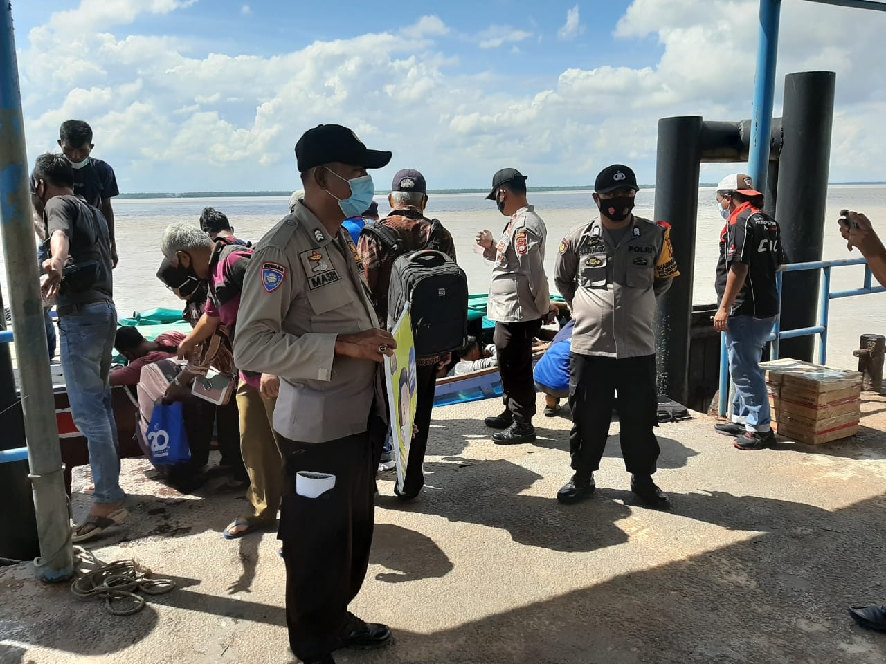 Polsek Kuala Kampar Imbau Masyarakat Patuhi Protokol Kesehatan